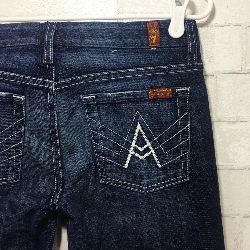 7 FOR ALL MANKIND A Pocket Distressed Jeans